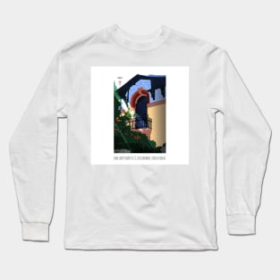 Sweet cottage house - Illustration Long Sleeve T-Shirt